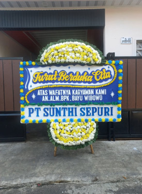 Papan Bunga Duka di Dumai Selatan