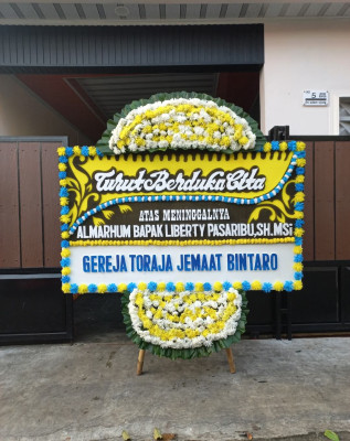 Papan Bunga Duka di Dumai Selatan